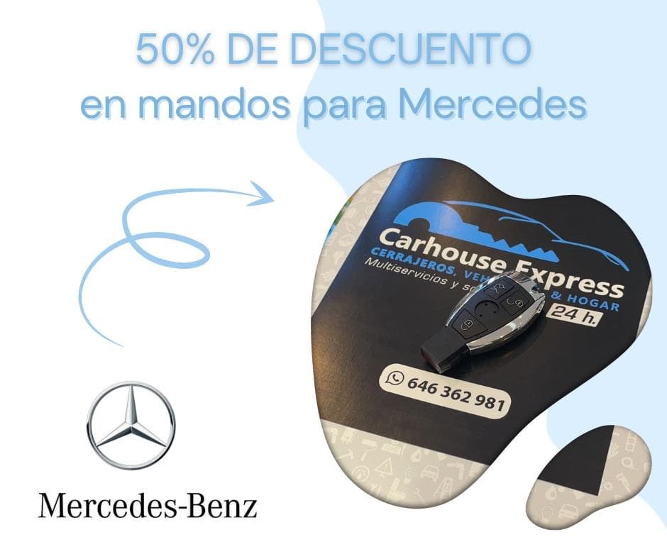 50% de descuento en mandos de Mercedes-Benz