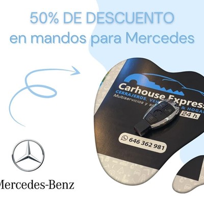 50% de descuento en mandos de Mercedes-Benz
