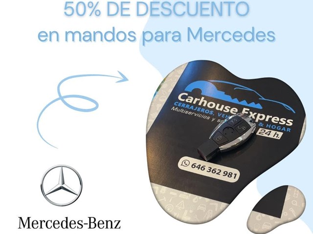 50% de descuento en mandos de Mercedes-Benz