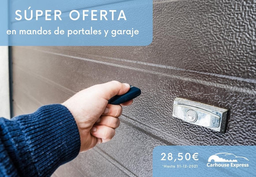 Súper oferta en mandos de portal y de garaje