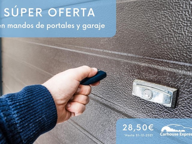 Súper oferta en mandos de portal y de garaje